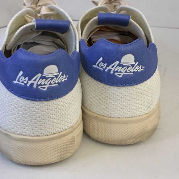 CLAE Los Angeles White Knit Sneakers Men’s Size 10 Casual Lace Up Shoes main image 5